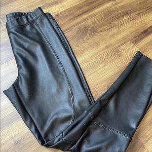 Express faux leather leggings
